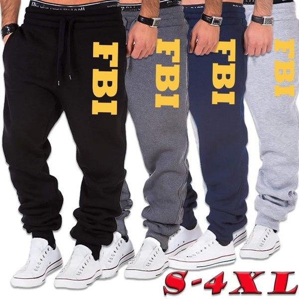New Letter Printed Trousers Men's Jogger Pants Bodybuilding Gyms Pants Casual Outdoor Sweatpants Running Pants Spring Autumn Winter S-4XL