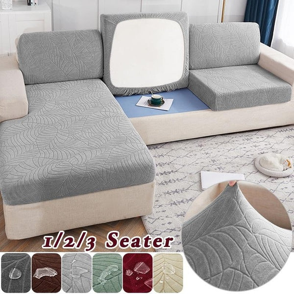 Sofa Slipcover for 1-2-3 Seat Cushion Velvet Sofa Cover Stretch for 3 Seat Sofa Super Soft Waterproof Fabric Couch Cover for Dogs Pets Furniture Cove