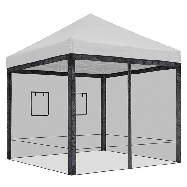 Yescom Mesh Side Wall for 10x10ft Pop Up Canopy Commercial Party Tent Shelter Sidewall with Window 4 Pcs