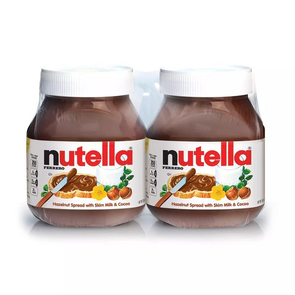 Nutella Hazelnut Spread with Cocoa, 26.5 oz, 2 pk