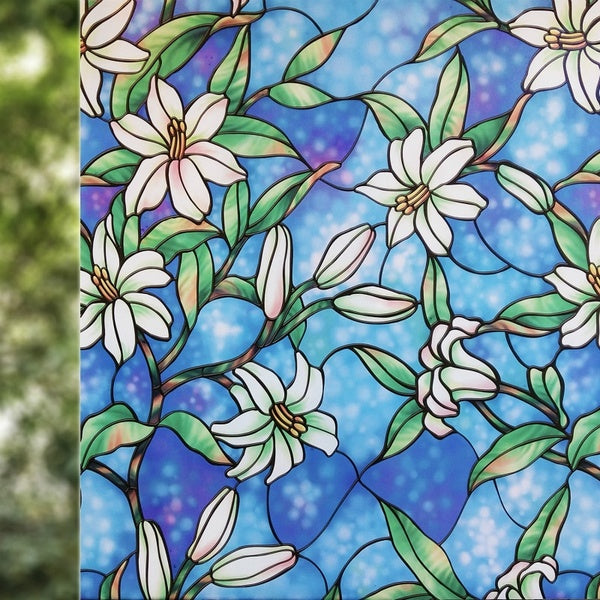 1pcs-2pcs 45*100Cm Static Self-adhesive Privacy Window Film Opaque Stained Tint Home Decoration Sun Blocking Window Glass Stickers