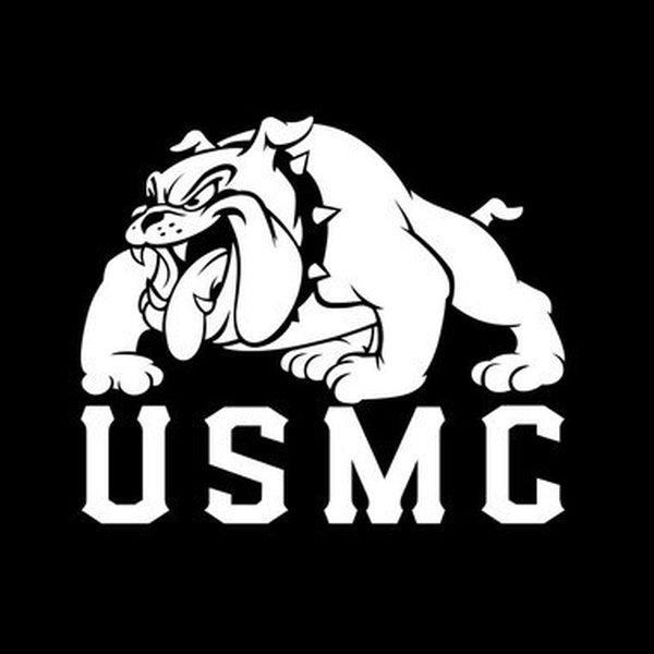 USMC Bull Dog Decal