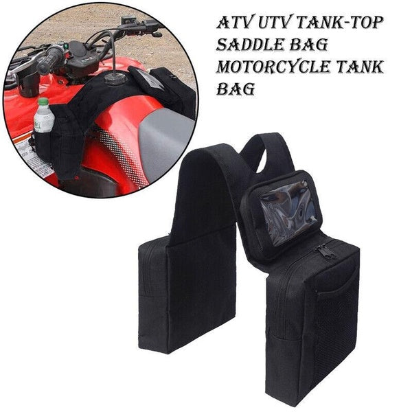 ATV UTV Tank Top Saddle Bag - Sac de réservoir de moto - Motoneiges ATV Tank Top Sac de selle étanche - pour Yamaha Suzuki Polaris Honda