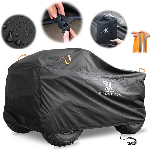 M-3XL 190T Quad Bike ATV couverture étanche anti-poussière anti-UV protecteur pour Polaris Honda Yamaha Can-Am Suzuki
