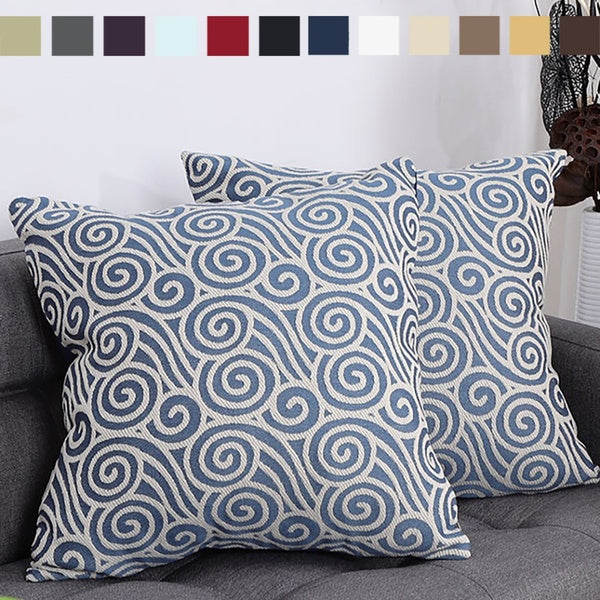 1-2Pcs Polyester Pillowcase Nordic Style Geometric Throw Pillow Cover Sofa Car Cushion Cover Home Decor 18x18 Inch