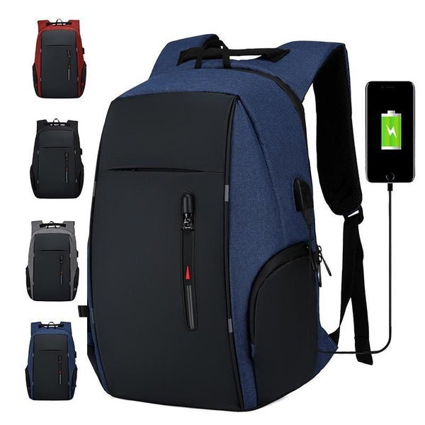 Men's Laptop Backpack, Anti-theft Bag Large Capacity Business Bag For Travel, USB Charging Backpack College School Computer Bag Gift For Men & Women
