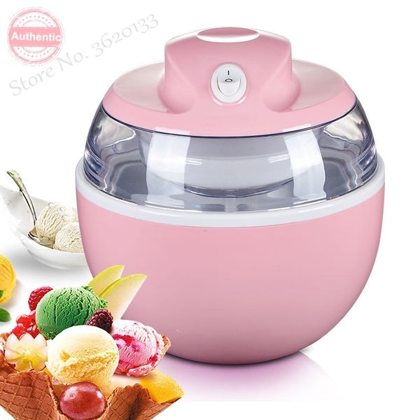 220V Household Ice Cream Maker Ice Cream Machine Portable Ice Maker Available Easy Operation High Quality 0.6L