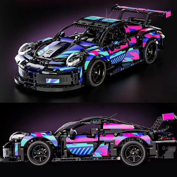 New 1580pcs Super Sport Racing Car Model Building Block Brick Educational Assembly Toy Children Boy Gift