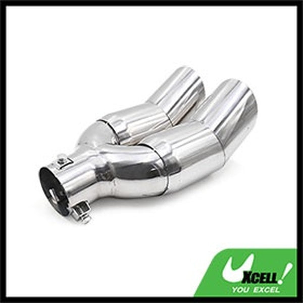 Stainless Steel Auto Car Dual Exhaust Muffler Tip Fits for 1.1" to 1.9" Pipe Dia