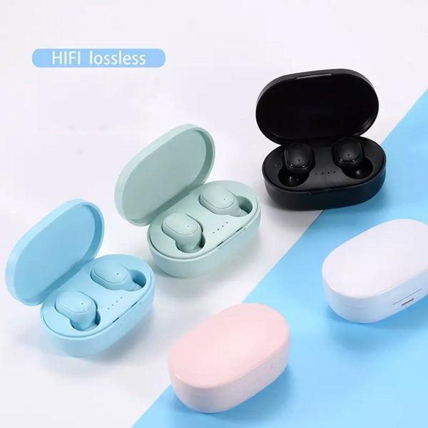 Bluetooth écouteur sans fil casque stéréo casque sport écouteurs microphone avec boîtier de charge pour téléphone intelligent