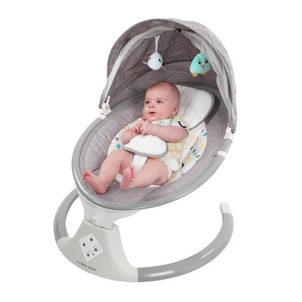 Acorn Baby Electric Baby Swing Remote Control Baby Rocker Swing with Music