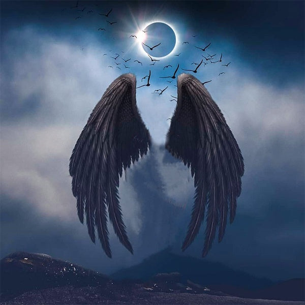 5D DIY Diamond Painting Kits for Adults Full Drill Wing Cross Stitch Arts Craft Canvas for Home Wall Decor Gift