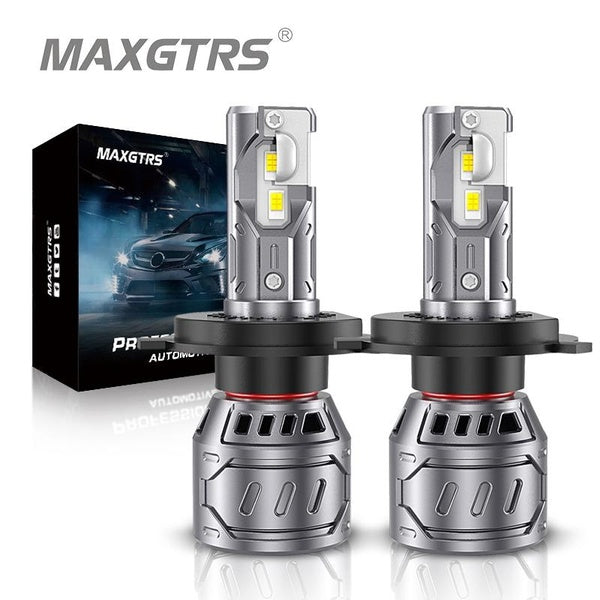 MAXGTRS Newest P1 H4 Hi-lo H7 H8 H11 9006 Car LED Headlights 9005 HB3 HB4 High Power 16000Lm White 6000K Auto Fog Bulbs Replace Lamp