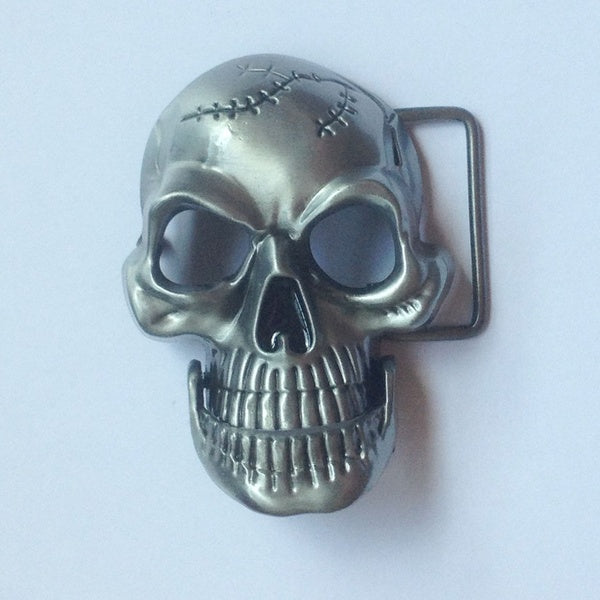 Skull Cowboy belt buckle for Men women Jeans accessories Fit 4cm Wide Belt