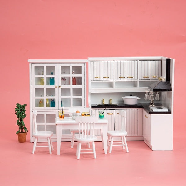 1-12 Dollhouse Mini meubles en bois 20 articles disponibles Play House Toys pour enfants