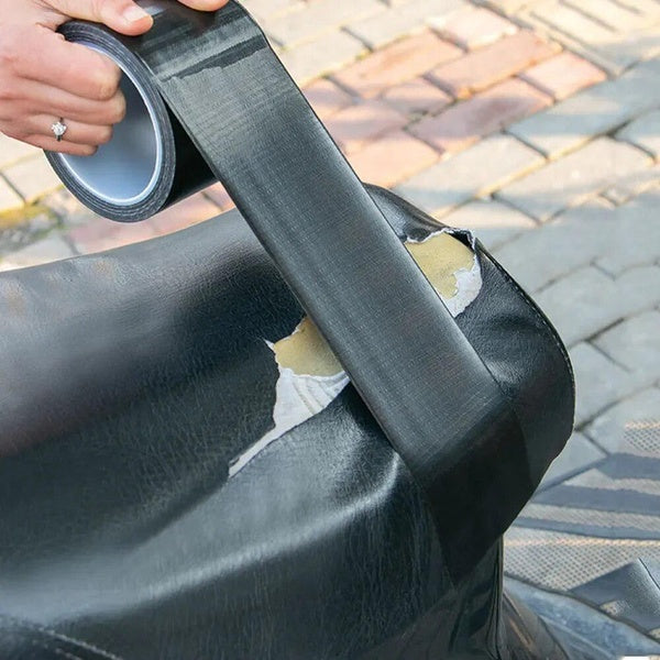 Width Self Adhesive Black Repair Tape for Sofa Car Seats Furniture Shoes Patch Repair Tape First Aid Leather Patch