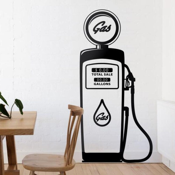 Classic Gas Station Car Auto Repair Service Wall Decal Garage Man Cave Decoration Inspirational Vehicle Wall Sticker