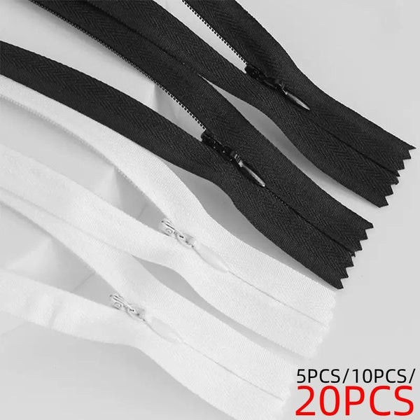 20pcs-10pcs-5pcs Invisible Zippers Nylon Hidden Zippers Tailor DIY Sewing Tools for Garment Bags Home Textile Throw Pillow Trousers Skirt