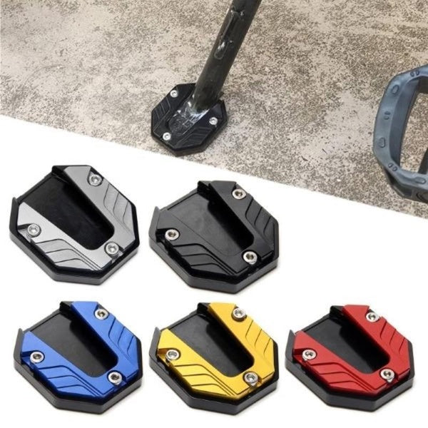 Support de béquille de stationnement universel pour moto, Scooter, moto, Base de plaque de Temple antidérapante, Support latéral de vélo, Support de