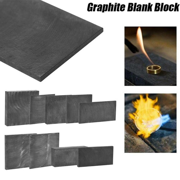 1 feuille de bloc vierge de lingot de plaque de graphite à grain fin de haute pureté