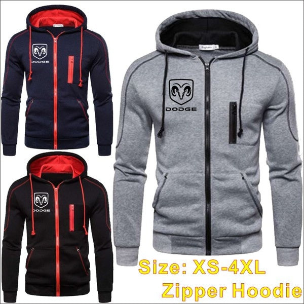 Newest Men's Fashion Sweatshirt Solid Color Men's Hoodie Hip Hop Side Zip Men's Sports Sweater 4 Colors Size S-4XL