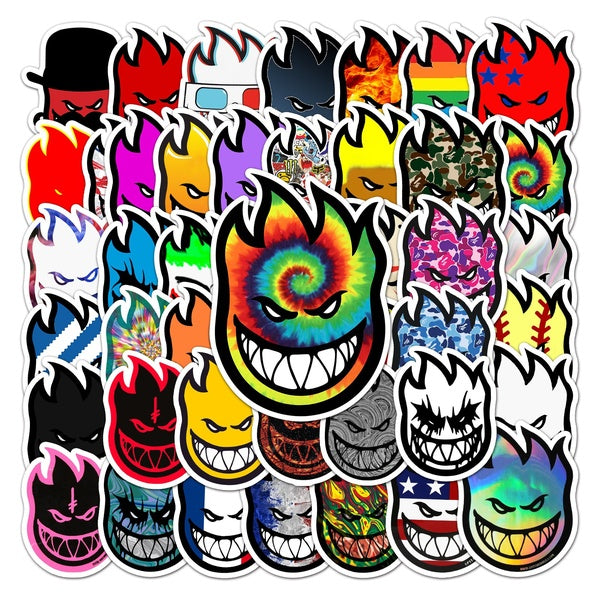 10-50 pièces très Cool Spitfire autocollants pompier Skateboard autocollants Spitfire autocollant Surf Skate Scooter Mobile tablette autocollant