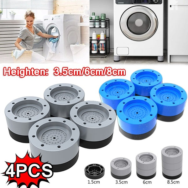 New 4Pcs-8Pcs Universal Reduction Noise Anti Vibration Pads Washer Feet Pad Universal Washing Machine Anti-Skid Roller Kit Furniture Lifting Foot Bas