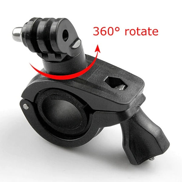 360 Degree Rotation Bike Bicycle Motorcycle Handlebar Handle Bar Mount Holder For Gopro Hero 10 9 8 7 6 5 4 SJCAM Camera Accessories
