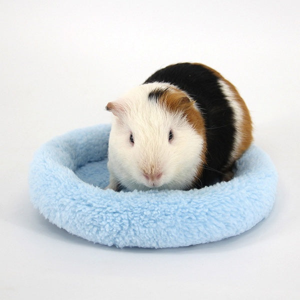 Pet Hamster Nest Velvet Warm Pet Nest Arctic Cotton Cushion Hamster Cotton House Guinea Pig Cage Winter Warm bed