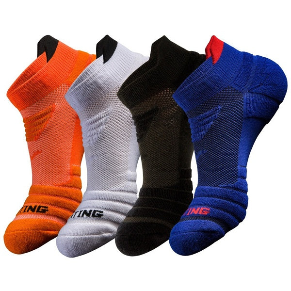 New Men's and Women's Professional Sports Socks Four Seasons Deodorant Towel Bottom Running Socks