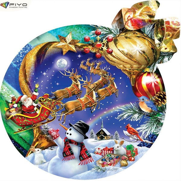 Christmas DIY 5D Diamond Painting Full Drill with Number Kits Home and Kitchen Fashion Cross Stitch Embroidery Paintings Canvas Pictures Wall Decorat