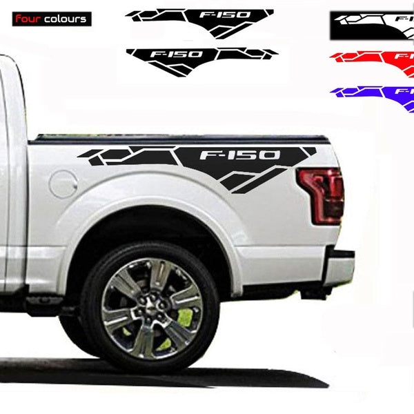 2pcs Side Stripe body Decals graphics vinyl sticker logo fit to Ford F150 F-150 car styling