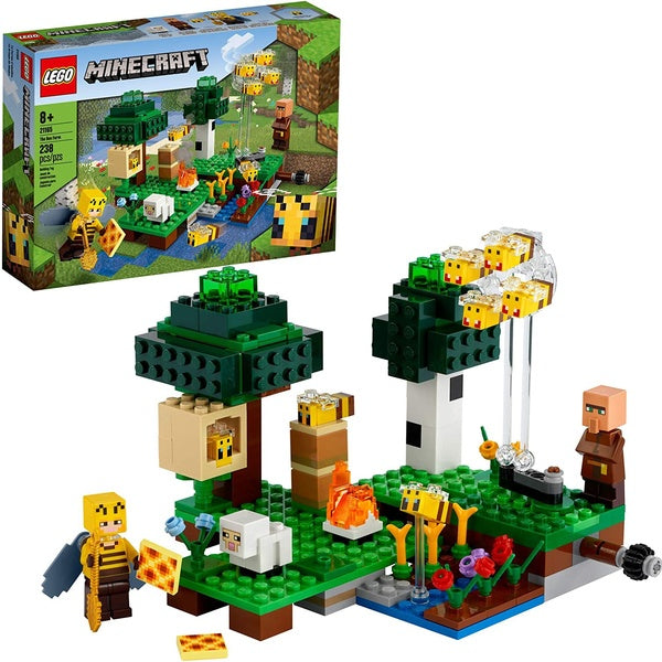 LEGO Minecraft The Bee Farm 21165 Minecraft Building Action Toy with a Beekeeper, Plus Cool Bee and Sheep Figures, New 2021 (238 Pieces)