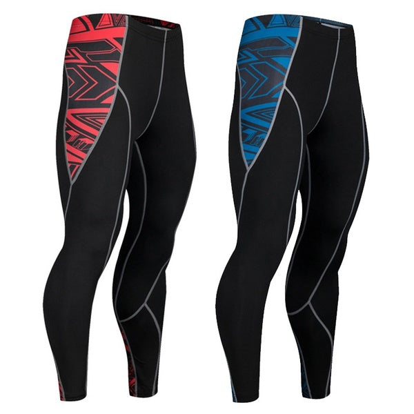 Mens Training Compression Pants Wicking Gym Sports Leggings Running Athletic Tights Fitness Jogging Trousers