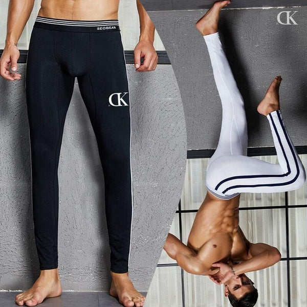 Pantalons de compression Vêtements de fitness pour hommes Leggings de yoga à rebond élevé Entraînement Course à pied Bas de sport Sous-vêtements pour