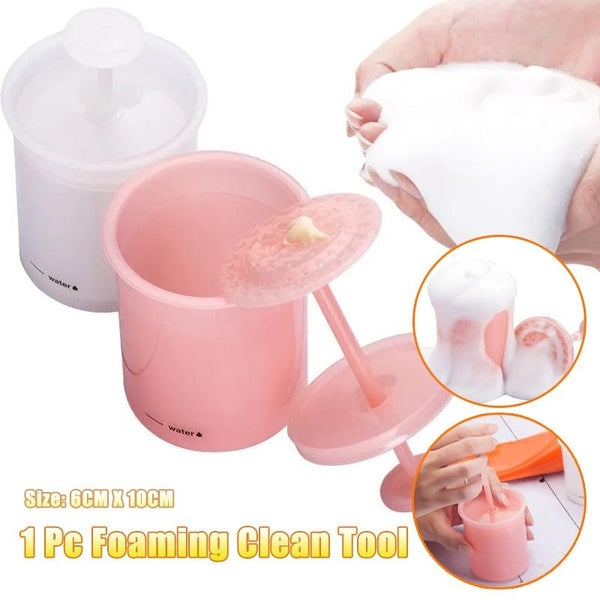 1 Pc Reusable Foaming Clean Tool Simple Face Cleanser Shower Bath Shampoo Foaming Tool