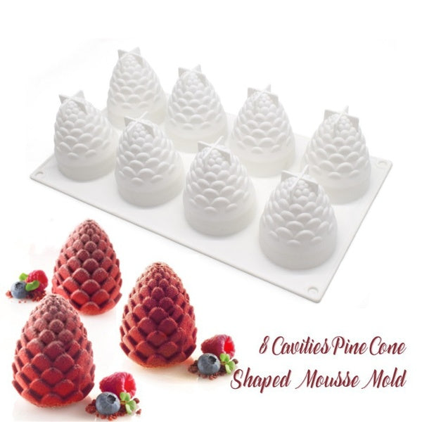3D Silicone Molds Diy Aromatherapy Candles Mould Nonstick Mousse Mold Candle Wax Silicone Mold Handmade Soap Mould