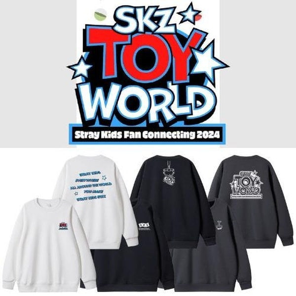 StrayKids 2024 FM Concert Skzoo Toy World Fan Meeting Support The Same Hoodie Print Performance Clothes for Stay Fans Gift