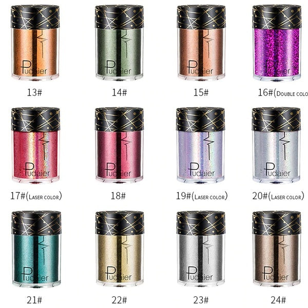 Health & Beauty Pudaier Dropshipping Diamond Shines Sparkles Eyeshadow Sequin Glitter Makeup for Eyes Face Easy to Wear Keep Professional Beauty