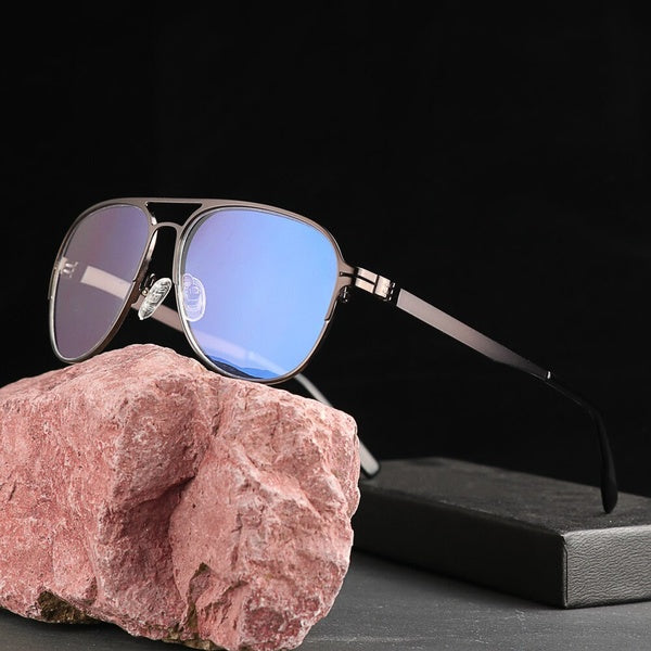 Titanium Alloy Photochromic Progressive Multifocal Reading Glasses Smart Zoom Reading Glasses Men Far Near Presbyopic Glass