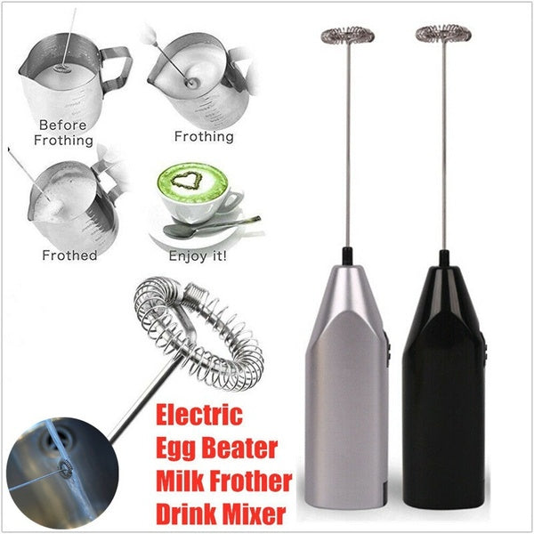 Mini Handheld Mixer Electric Egg Milk Frother Whisk Drink Foamer Stirrer Coffee Egg Beater Kitchen Tools