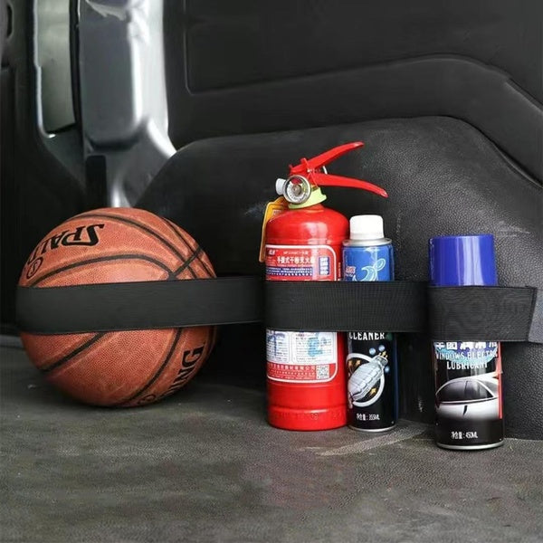 40-50-60-70-80cm Cloth car trunk organizer elastic fixing belt storage bag tape fire extinguisher fixing belt car interior accessories