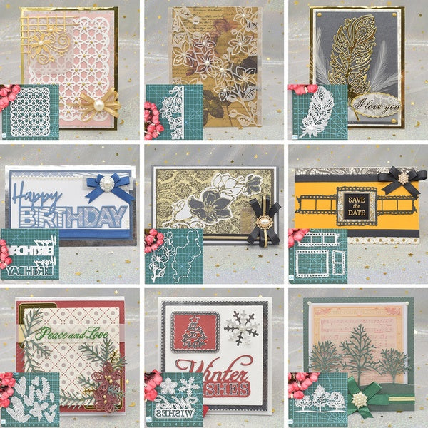 DIY Metal Cutting Die Paper Embossing Craft Dies Scrapbooking Gift Cards Making Stencil Die Cuts New