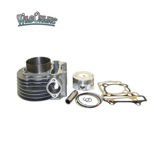WildOnline 180cc Cylinder 61mm Big Bore Kit For GY6 125cc 150cc 1P52QMI 1P57QMJ Engine Scooter ATV