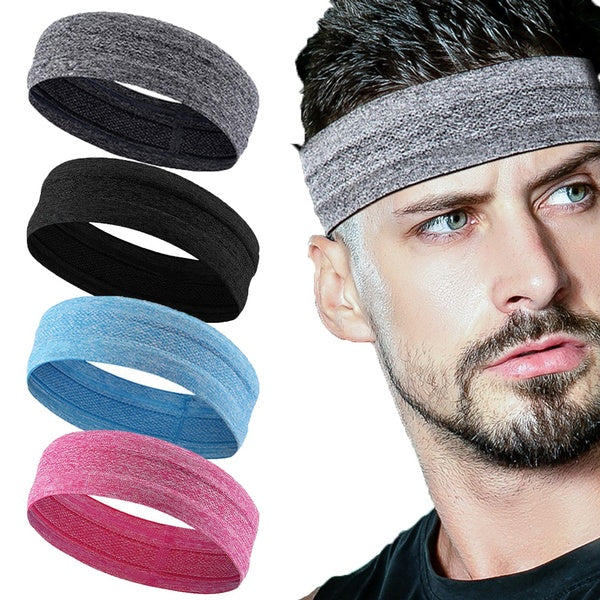 Sports de plein air bandeau Portable Fitness bandes de cheveux homme femme cheveux Wrap orthèse élastique cyclisme Yoga course exercice bandeau