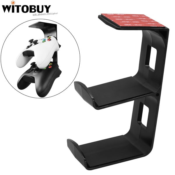 Cintre de support de contrôleur de jeu universel double sous le bureau pour Xbox - PS5 - PS4 Serise