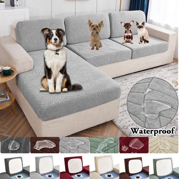 Sofa Cover Stretch Spandex Seat Cushion Cover Waterproof Fabric Soft Velvet Sofa Slipcover for Home Livingg Room Chair Couch Cover Non-slip1-2-3 Seat