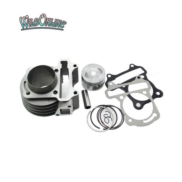 WildOnline Kit cylindre 100 cc à gros alésage 50 mm pour scooter ATV 139QMB GY6 50 cc 80 cc