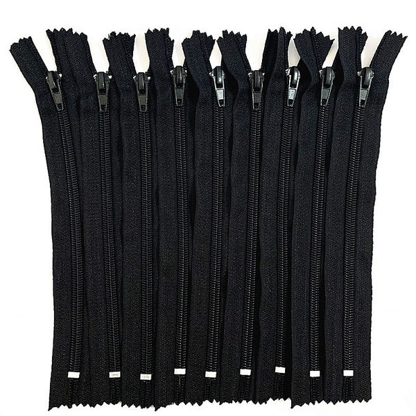 10 pcs 5 # 20 - 40 cm （8-16 pouces） artisanat d'égout sur mesure en nylon noir et FGDQRS