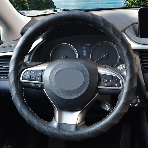 Silicone Car Steering Wheel Cover Anti-slip 36-40CM-14.2"-15.7" Car Styling Steering-wheel Glove Guard Auto Accessories